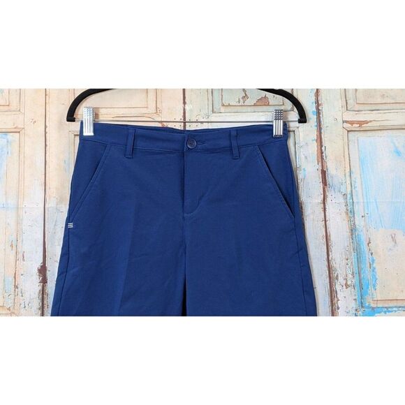 Adidas Mens Size Medium Blue Flat Front Low Rise B Solid Bermuda Shorts DZ0616 - Picture 4 of 8